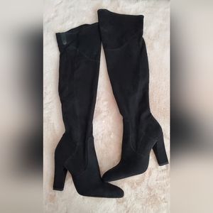 Ivanka Trump over the knee black heeled Boots